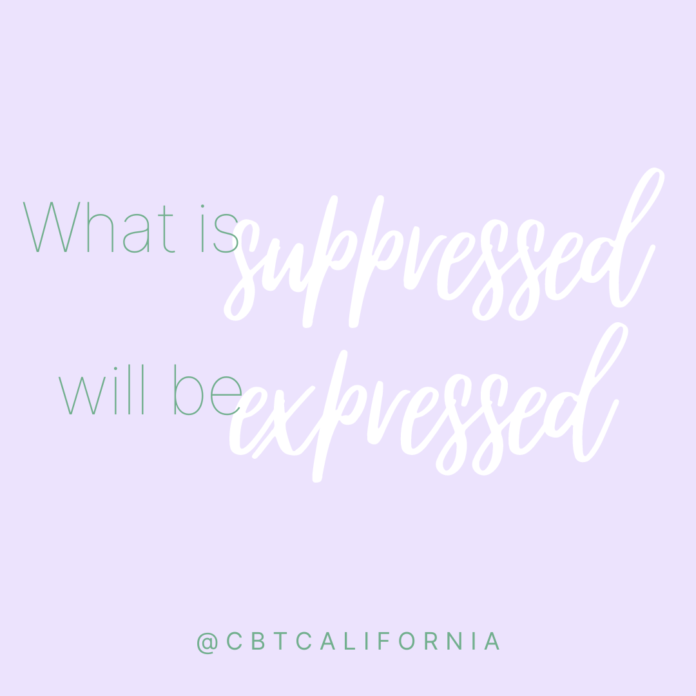 suppressing emotions