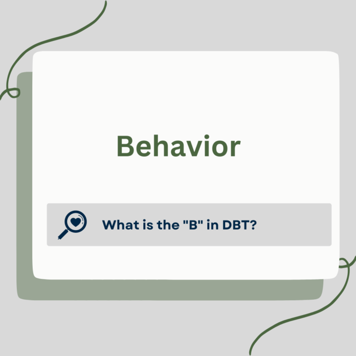 Behavioral Targets in DBT