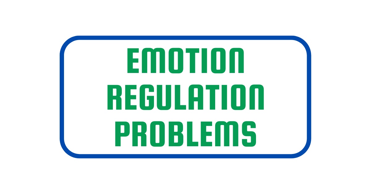 CBT for emotion regulation problems