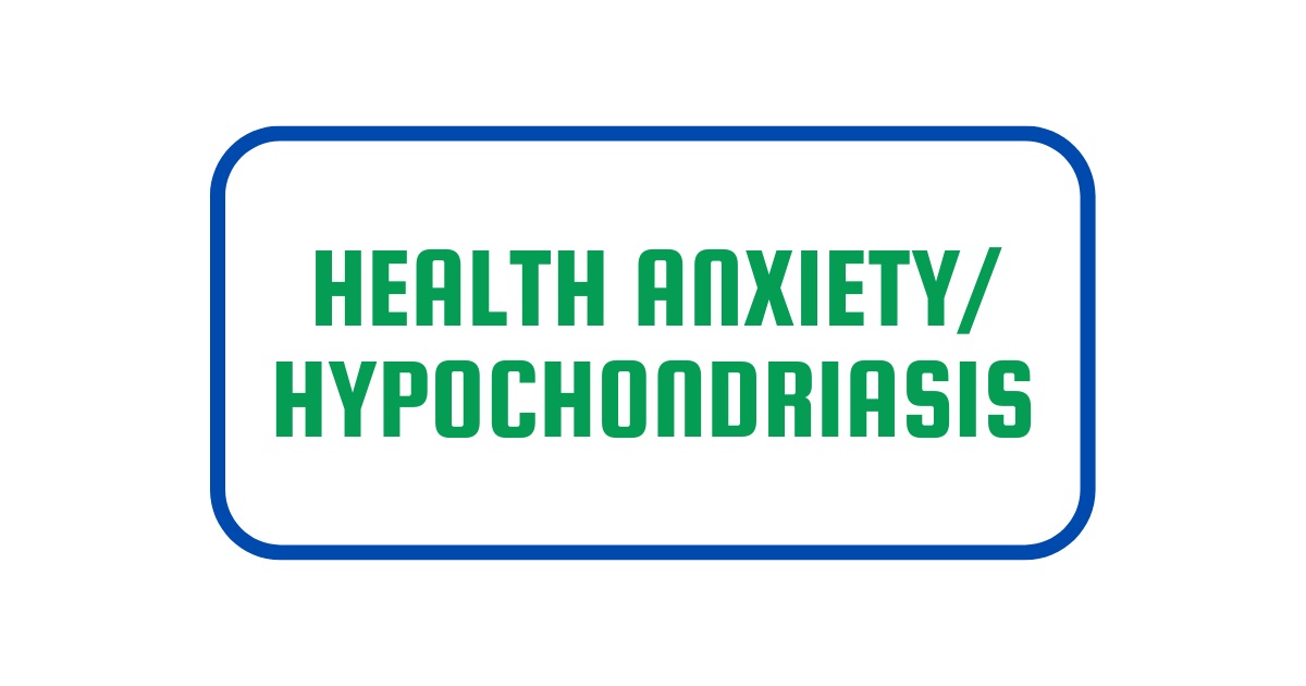 CBT for health anxiety hypochondriasis