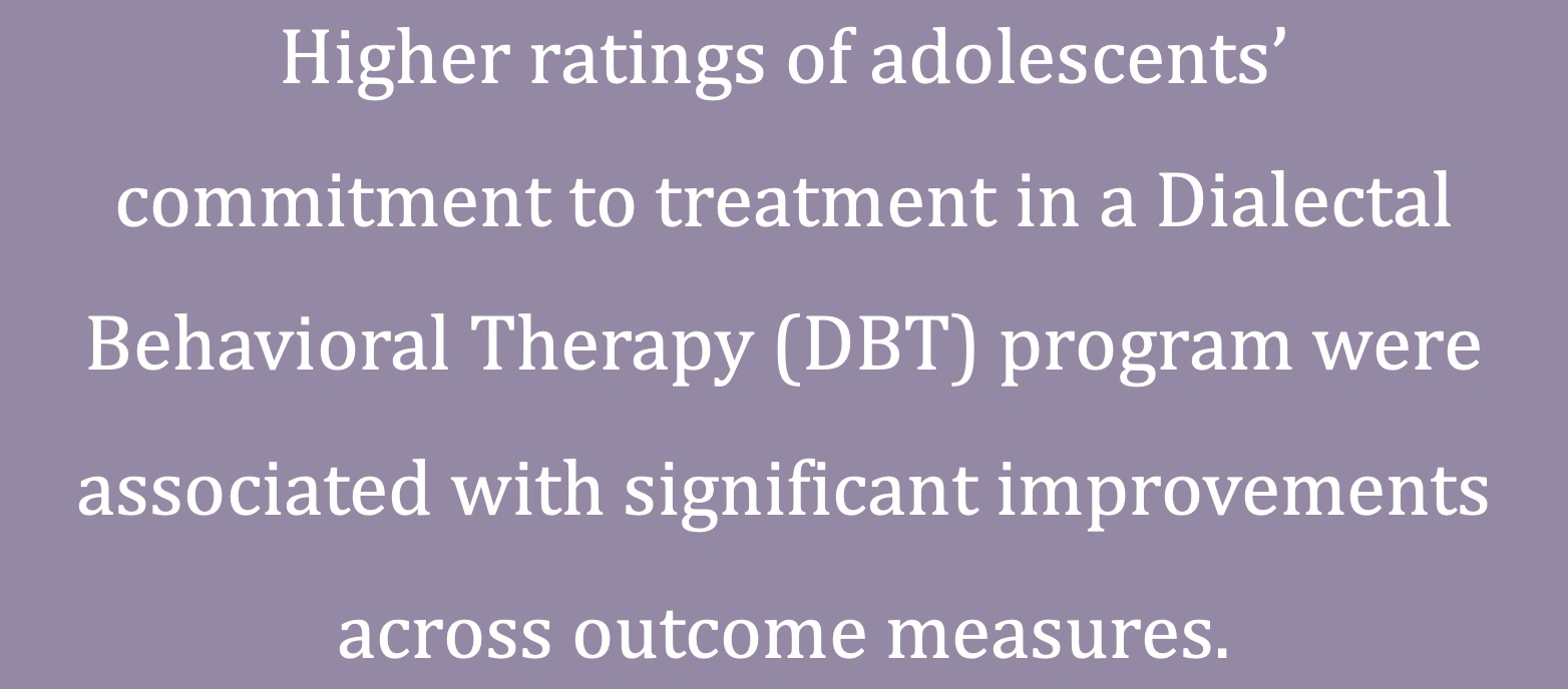 Exploring adolescent DBT patients