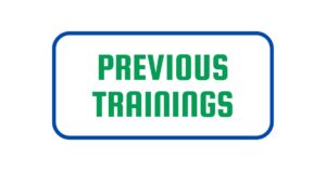 Previous Trainings