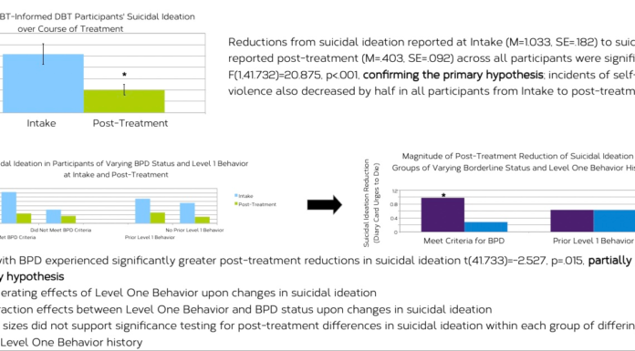 Suicide Ideators in CBT-Informed DBT: Efficacy and Moderating Effects of Borderline Status and Level One Behavior